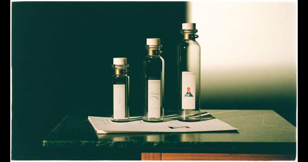 Two laboratory vials side-by-side representing peptide comparison research