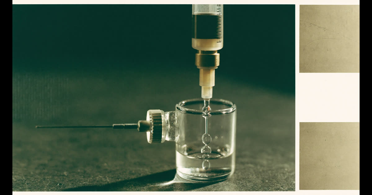 Laboratory vial and syringe for tirzepatide dose measurement
